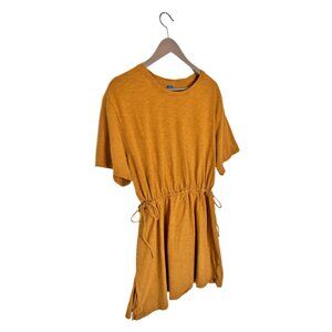 Old Navy Yellow Knit Casual Mini Dress, Size Large